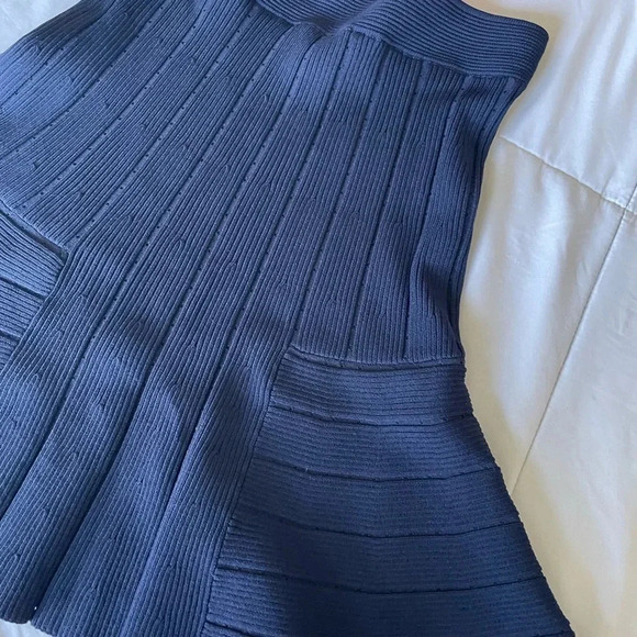Sandro ribbed knit high waisted mini skirt - Picture 5 of 6